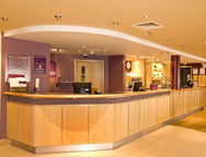 East Midlands Premier Inn Hotel Reception East Midlands Premier Inn Hotel Reception