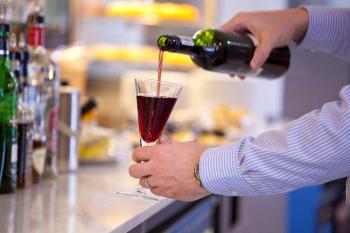 Free bar at the Gatwick Aspire by Servisair lounge