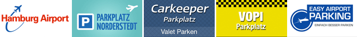 Flughafen Hamburg Parkplatz Logos