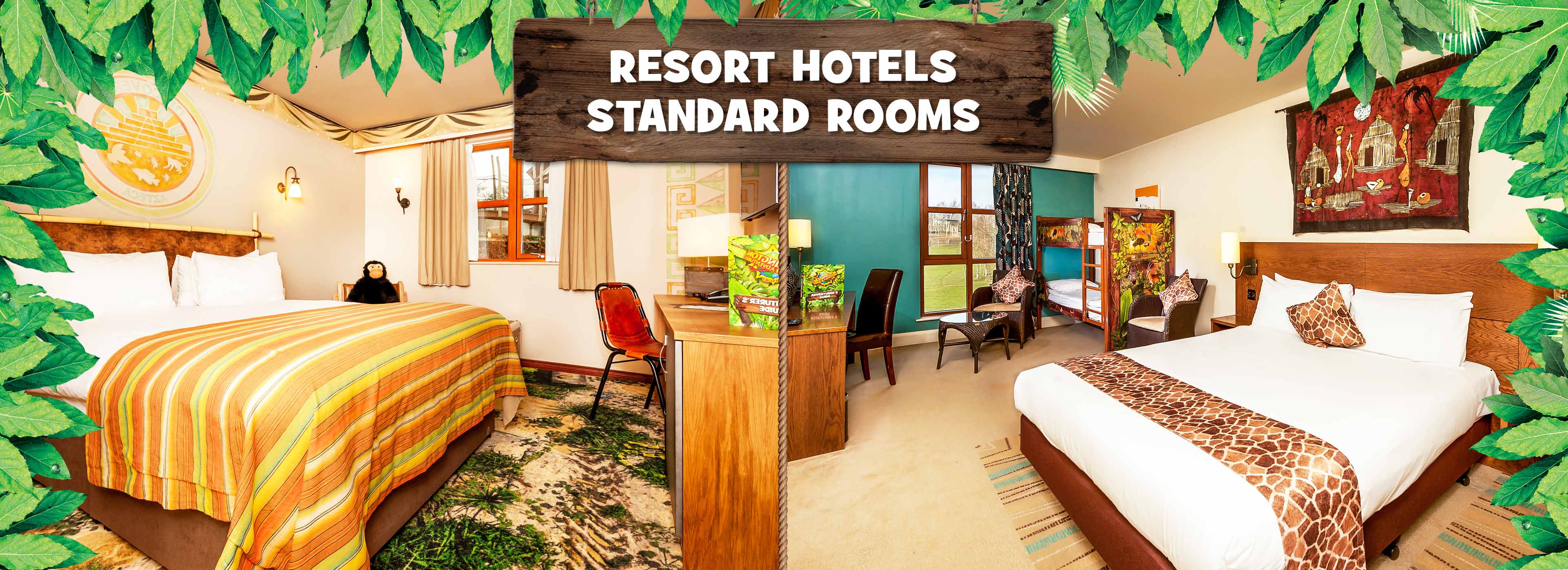 Standard rooms at the Chessington World of Adventures Resort