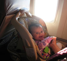 infant airplane seat