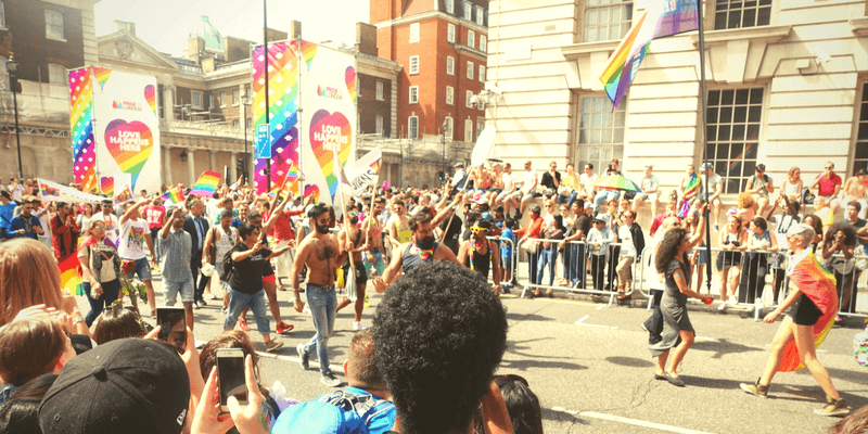 Pride crowd