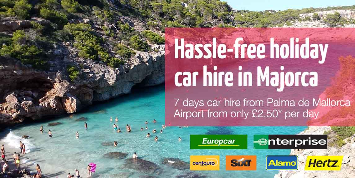 Car Hire in Majorca Search and - Car Hire Majorca Banner