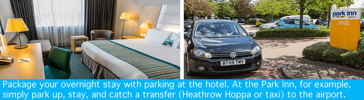 Heathrow Park Inn with parking