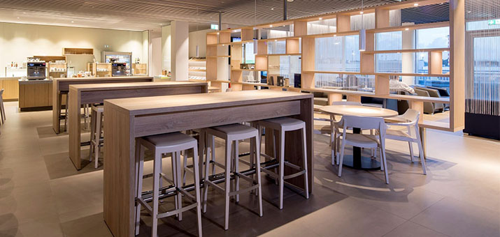 Ansicht der Hugo Junkers Lounge in Düsseldorf Hugo Junkers Lounge