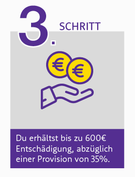 Geld zurueck Schritt 3