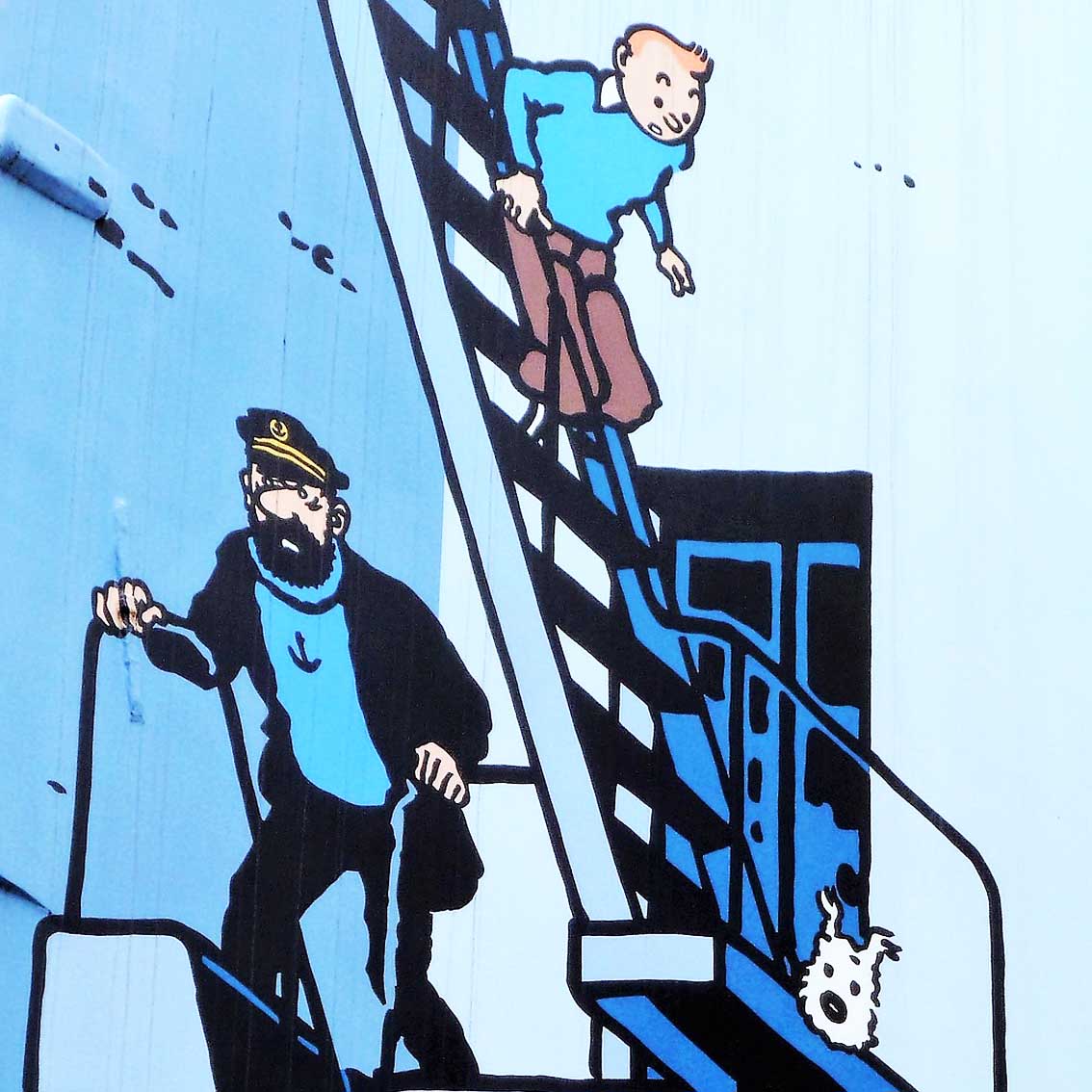 Comics aus Brüssel Tim und Struppi