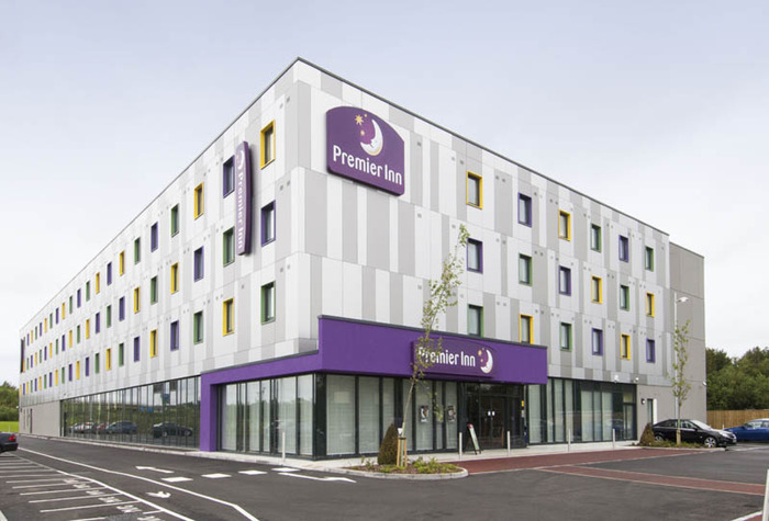 Premier inn stansted exterior view