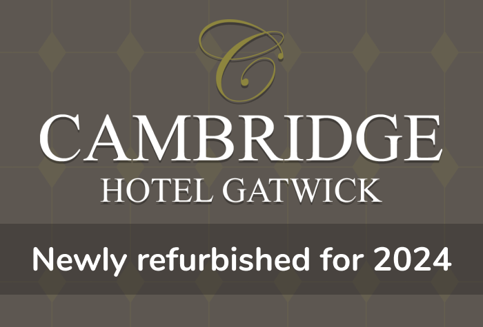Cambridge hotel gatwick airport at Gatwick Airport - Hotel logo