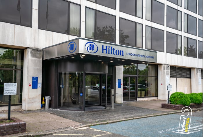 Hilton gatwick airport hotel exterior view