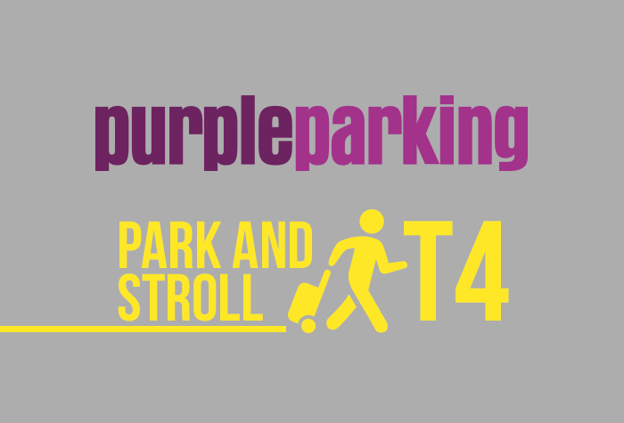 Purple Parking Park and Stroll T4 at Heathrow Airport - Car Park logo