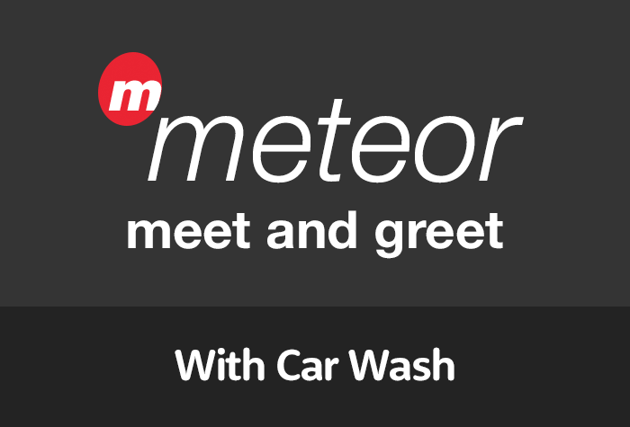 Meteor Meet and Greet with car wash at Birmingham Airport - Car Park logo