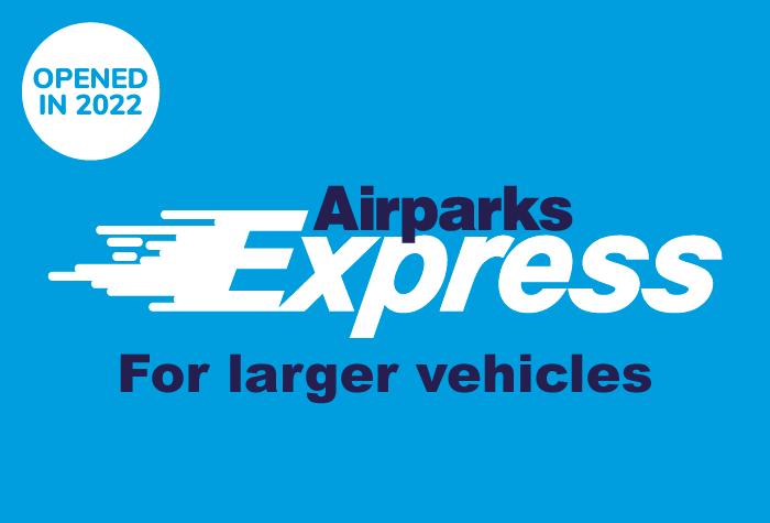 Airparks Express – Larger vehicles at Aberdeen Airport - Car Park logo