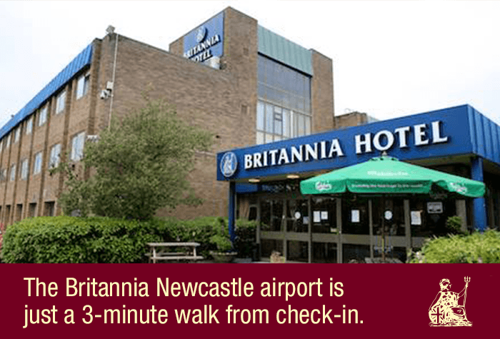 Britannia hotel newcastle airport exterior view