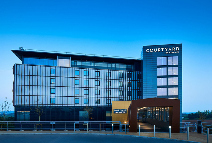 Courtyard by marriott exterior view