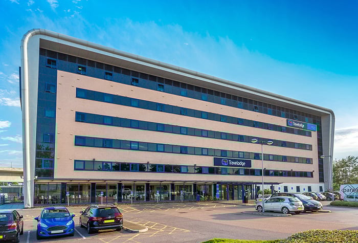 Travelodge london city airport exterior view