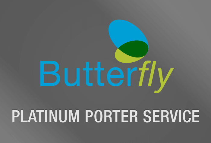 Butterfly Platinum Porter Service at London City Airport - Car Park logo