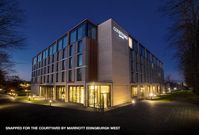 Courtyard by marriott edinburgh west exterior view