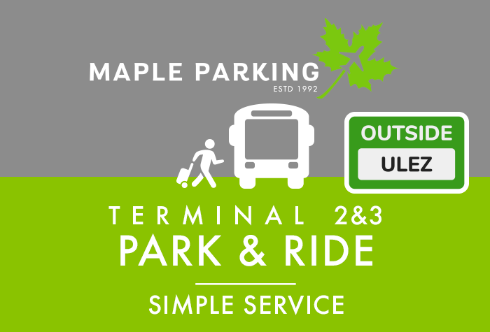 Maple Parking Express Park & Ride T2 & T3 at Heathrow Airport - Car Park logo