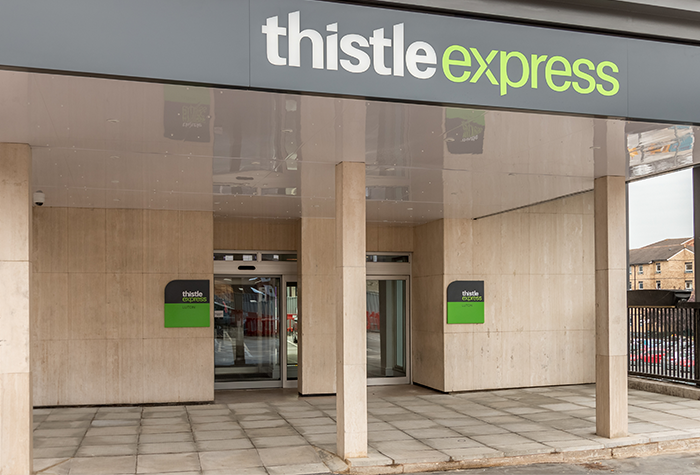 Thistle express luton airport exterior view