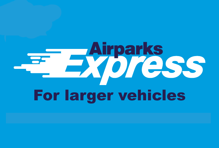 Airparks Express – Larger vehicles at Aberdeen Airport - Car Park logo