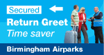 Airparks Birmingham Return Greet at Birmingham Airport - Car Park logo