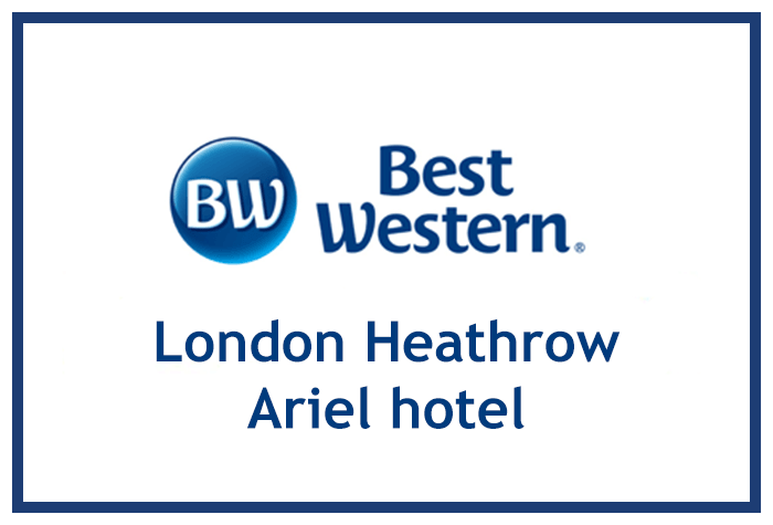 Best Western Ariel with parking at the hotel at Heathrow Airport - Hotel logo