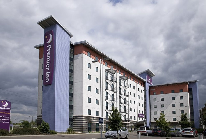 Premier inn london docklands excel exterior view